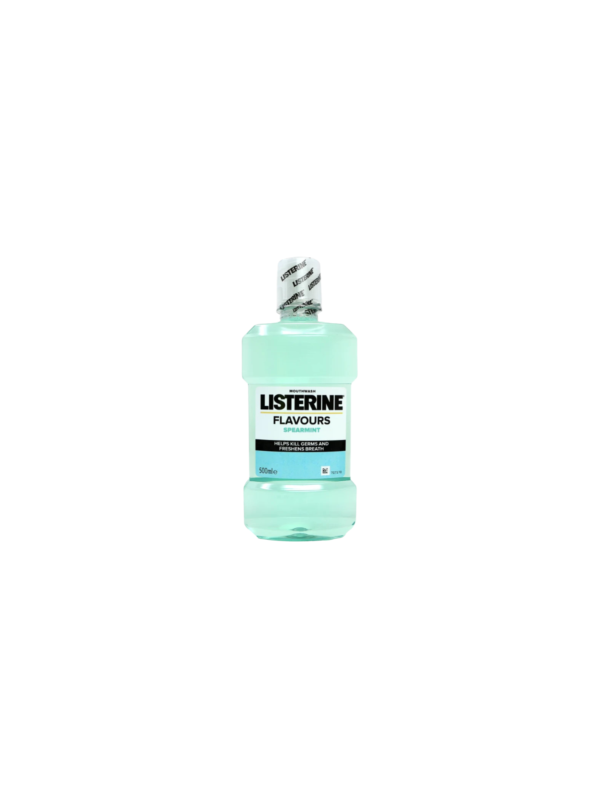 Listerine Spearmint 500ml – Bain de bouche fraîcheur intense pour hygiène buccale et haleine propre