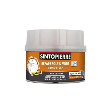Mastic de Réparation Blanc Pierre Sinto - Répar' Sols & Murs - Bi-composant
