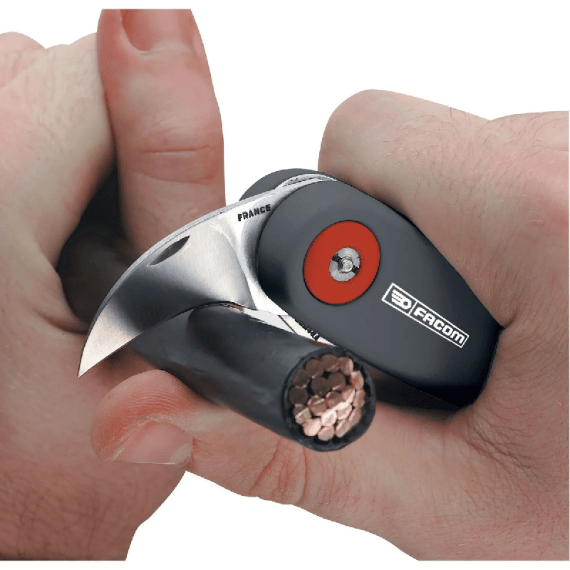 Couteau d'Électricien Facom Toukan à Cran d'Arrêt - 2 Lames