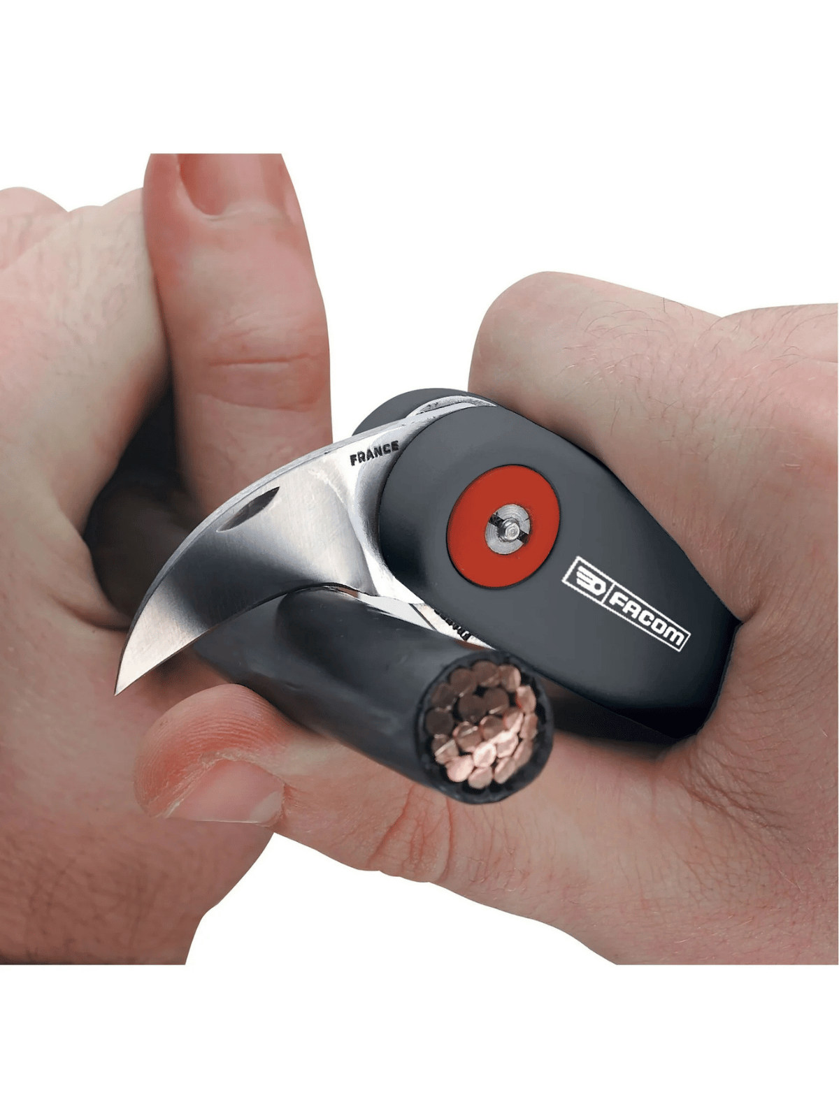 Couteau d'Électricien Facom Toukan à Cran d'Arrêt - 2 Lames