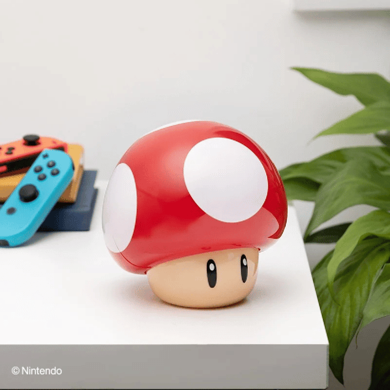 Veilleuse Sonore Toad Nintendo Super Mario - Lampe de Chevet 12cm