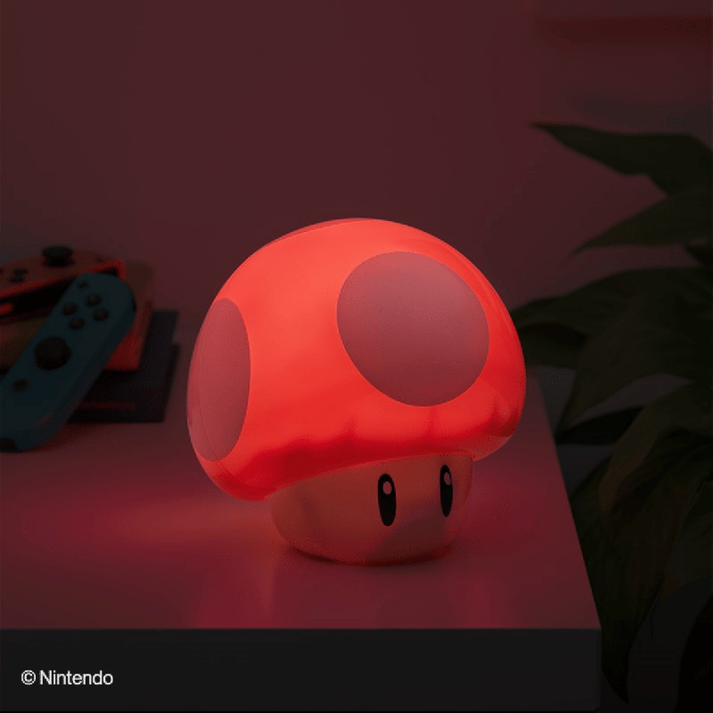 Veilleuse Sonore Toad Nintendo Super Mario - Lampe de Chevet 12cm