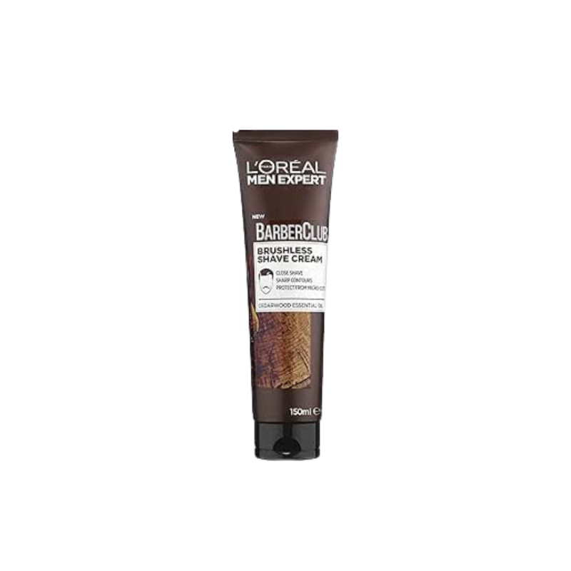 L’Oréal Men Expert Barber Club 150ml – Crème de rasage barbe homme confort, protection et soin quotidien