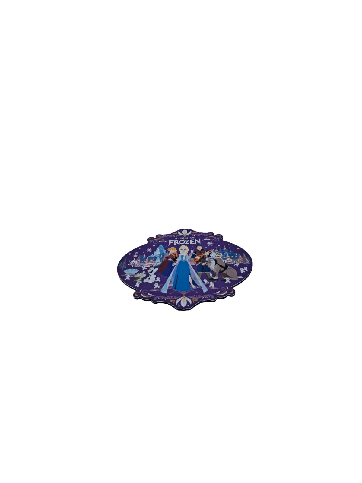Magnet Reine des neiges métal World of Frozen Disneyland Paris