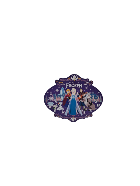 Magnet Reine des neiges métal World of Frozen Disneyland Paris