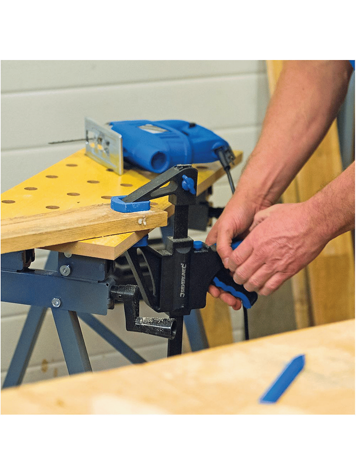 Presse à Serrage Rapide Usage Intensif Silverline - 450 mm