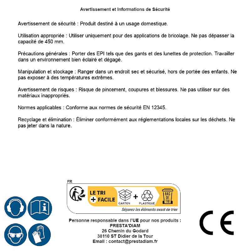 Presse à Serrage Rapide Usage Intensif Silverline - 450 mm