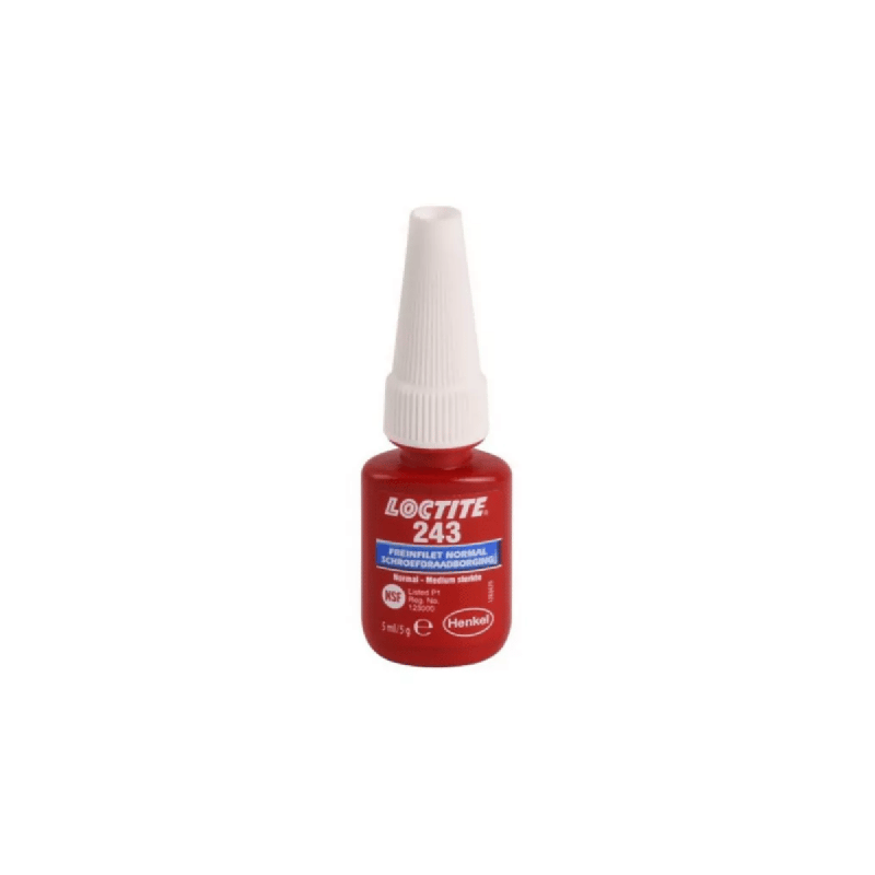 Frein Filet Moyen Loctite 243 Bleu - Blocage de Vis et Écrous - 5ml