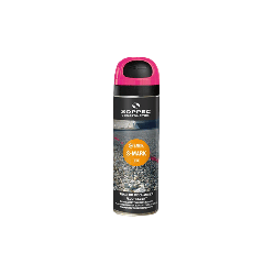 Traceur de Chantier Cerise Fluo S-MARK SOPPEC 650ml - Marquage 6 mois