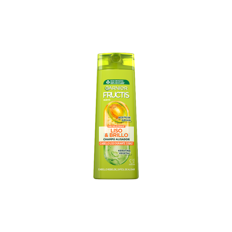 Shampooing lissant Garnier Fructis 360 ml – Cheveux lisses, doux et brillants au quotidien