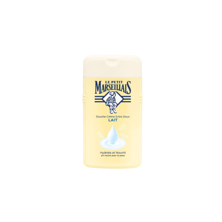 Le Petit Marseillais Douche Crème Extra Douce au Lait 250 ml – Soin hydratant et peau douce