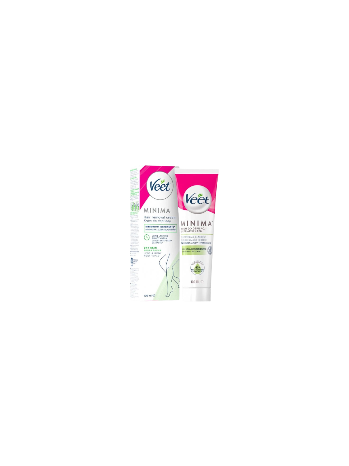 Crème dépilatoire Veet Silk & Fresh peaux sèches 100 ml – Épilation douce et peau hydratée