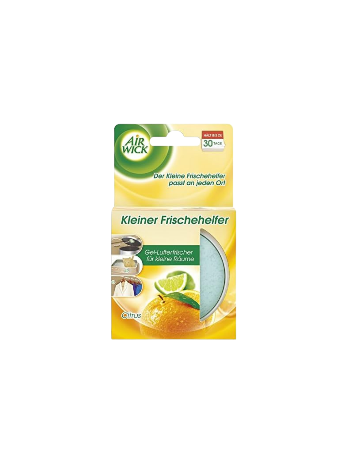 Air Wick Petit Frais Gel Désodorisant Citrus – Fraîcheur durable et neutralisation des odeurs maison