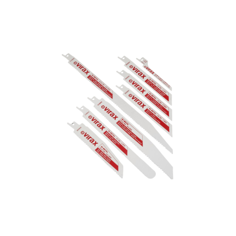 Virax 046004 – Pack 5 lames scie sabre 150 mm 14 D/'' coupe précise et durable
