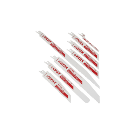 Virax 046004 – Pack 5 lames scie sabre 150 mm 14 D/'' coupe précise et durable