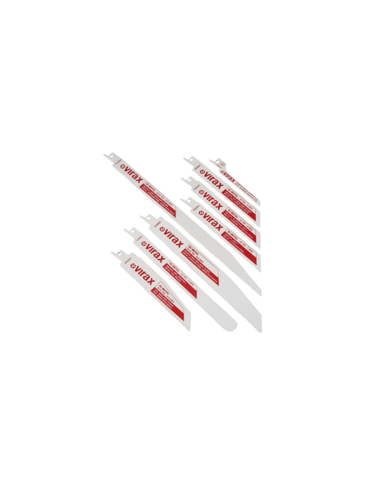 Virax 046004 – Pack 5 lames scie sabre 150 mm 14 D/'' coupe précise et durable
