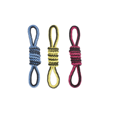 Jouet dentaire chien M-Pets Twist – Hygiène bucco-dentaire et jeu masticatoire résistant