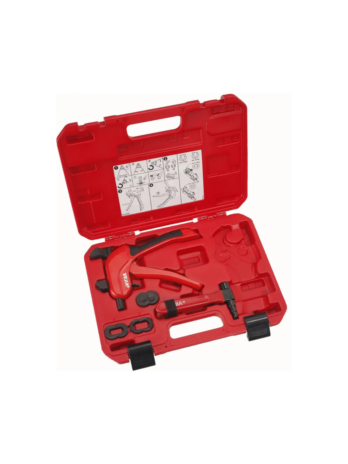Coffret Sertisseuse Axiale Manuelle PER Virax Série 5 - Ø 12-16-20mm (253361)