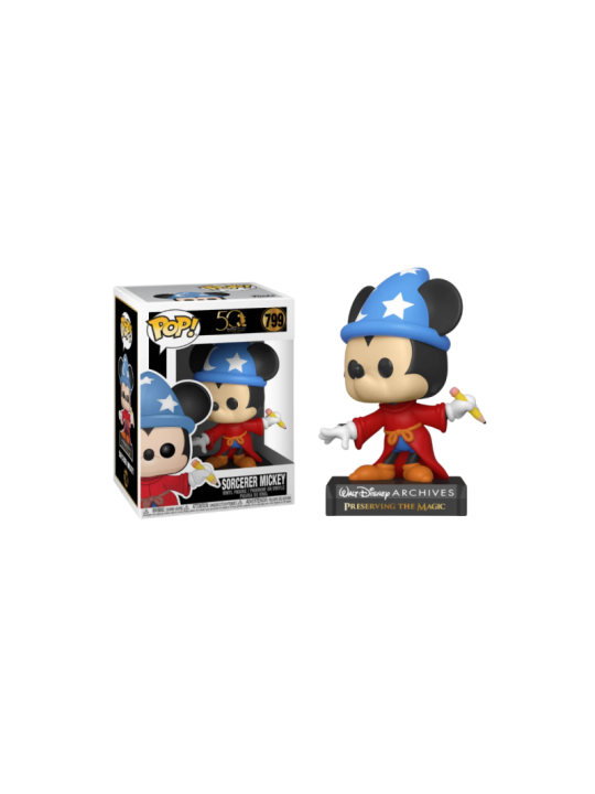 Figurine POP Archives Mickey Sorcier N°799