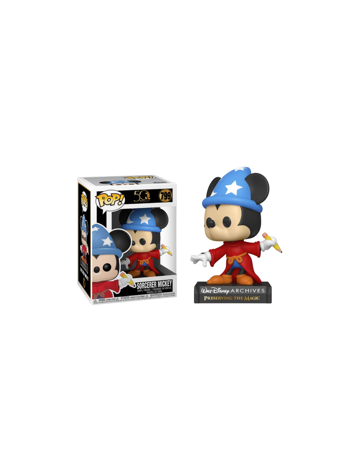 Figurine POP Archives Mickey Sorcier N°799