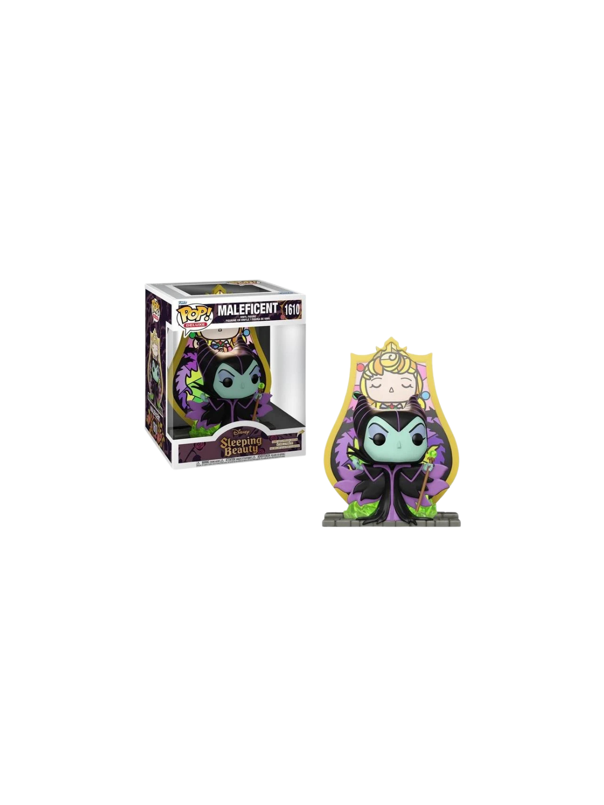 Figurine POP Maléfique Stained glass Deluxe N°1610 Disney
