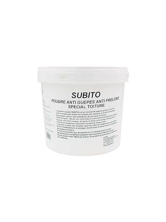 Poudre anti guêpes/frelons special toiture - 5kg - Subito