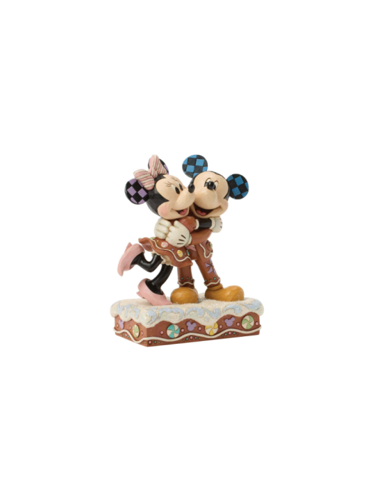 Figurine Mickey et Minnie en pain d'épices Disney Traditions 6018705