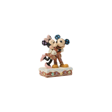 Figurine Mickey et Minnie en pain d'épices Disney Traditions 6018705