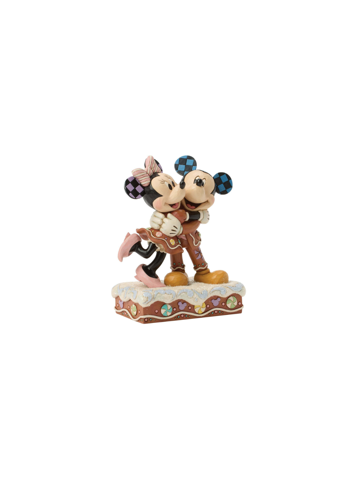 Figurine Mickey et Minnie en pain d'épices Disney Traditions 6018705