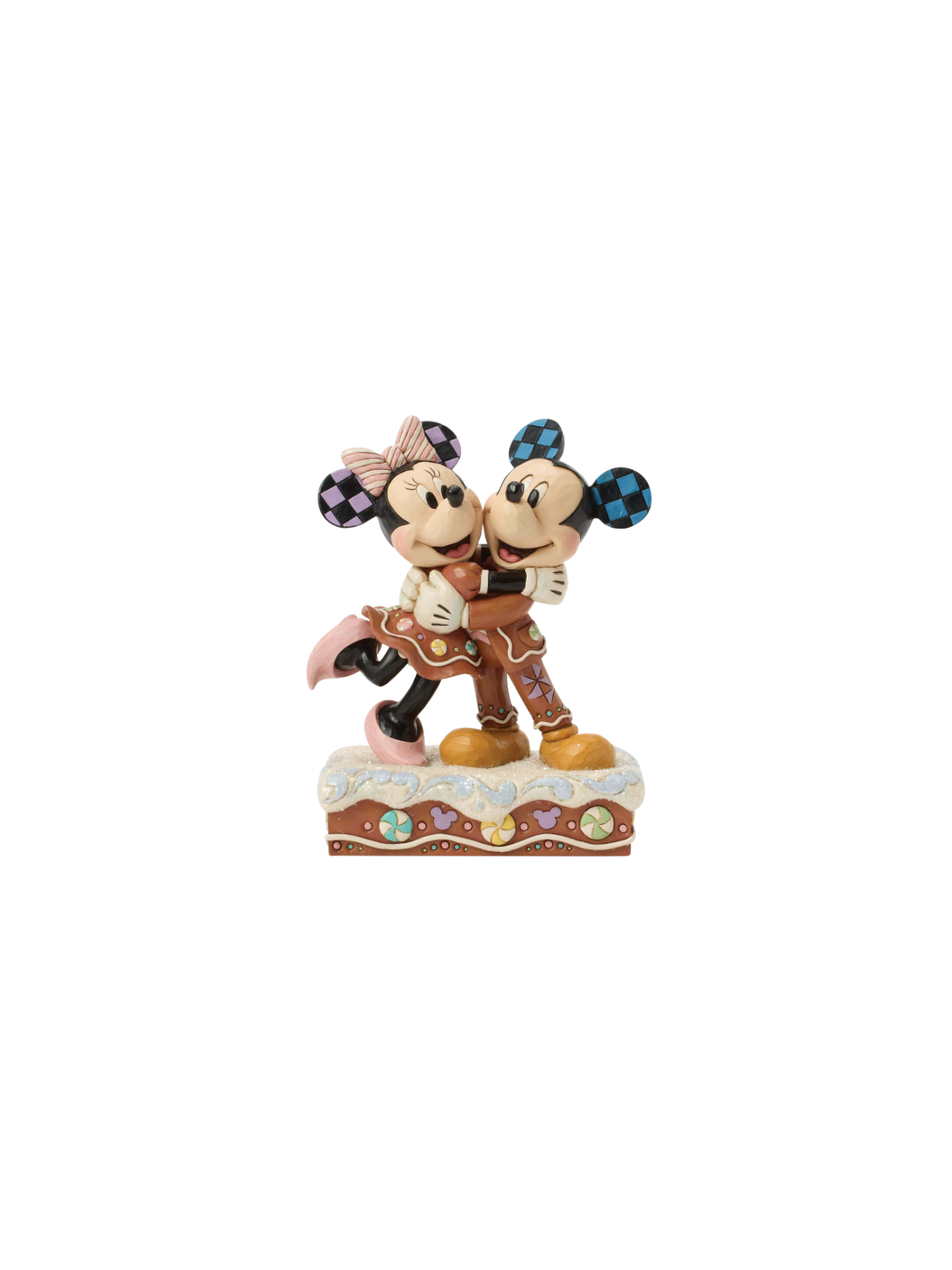 Figurine Mickey et Minnie en pain d'épices Disney Traditions 6018705