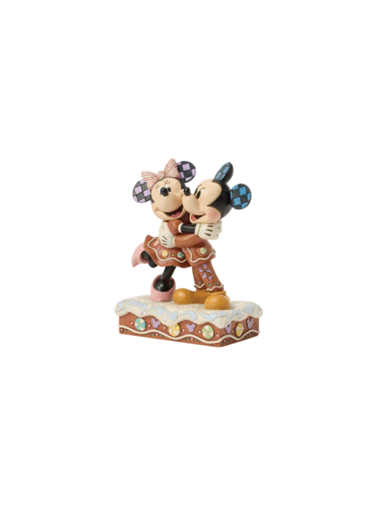 Figurine Mickey et Minnie en pain d'épices Disney Traditions 6018705