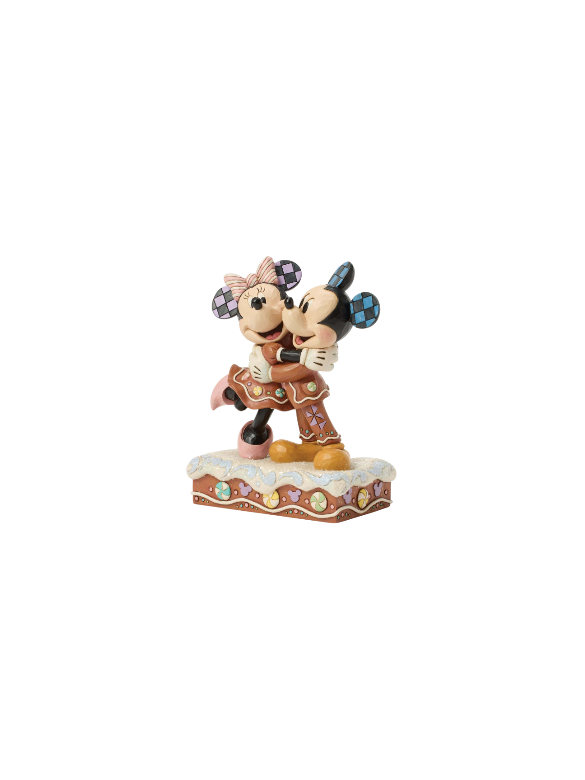 Figurine Mickey et Minnie en pain d'épices Disney Traditions 6018705