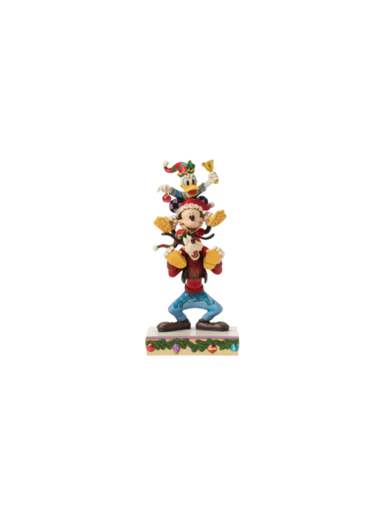Figurine Mickey, Donald & Dingo empilés Disney Traditions 6018706
