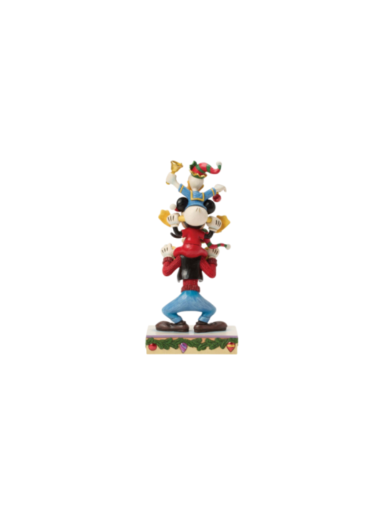 Figurine Mickey, Donald & Dingo empilés Disney Traditions 6018706