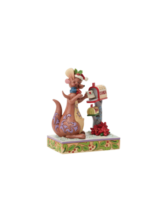 Figurine Kanga et petit gourou de noël Disney Traditions 6018707