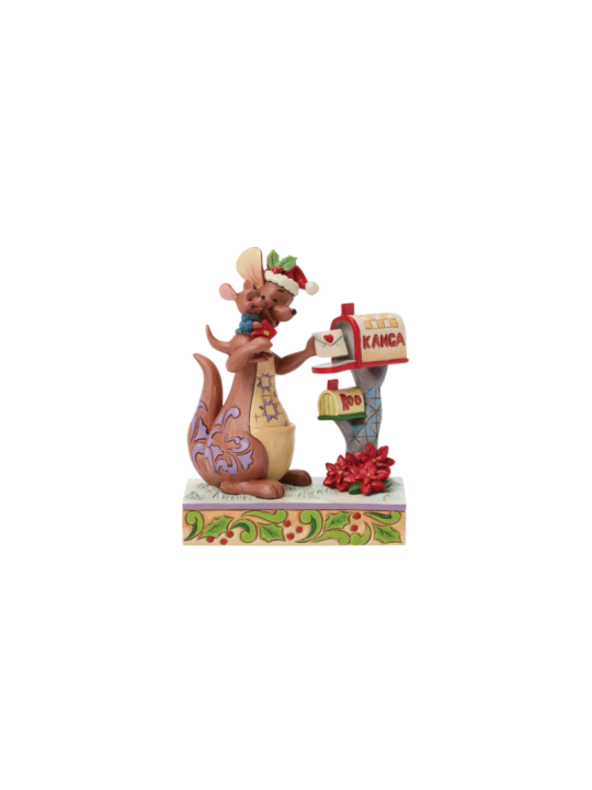 Figurine Kanga et petit gourou de noël Disney Traditions 6018707