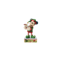 Figurine Mickey l'elfe avec le train édition spéciale Disney Traditions 6018712