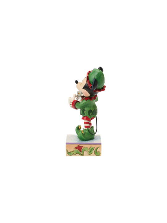 Figurine Mickey l'elfe avec le train édition spéciale Disney Traditions 6018712