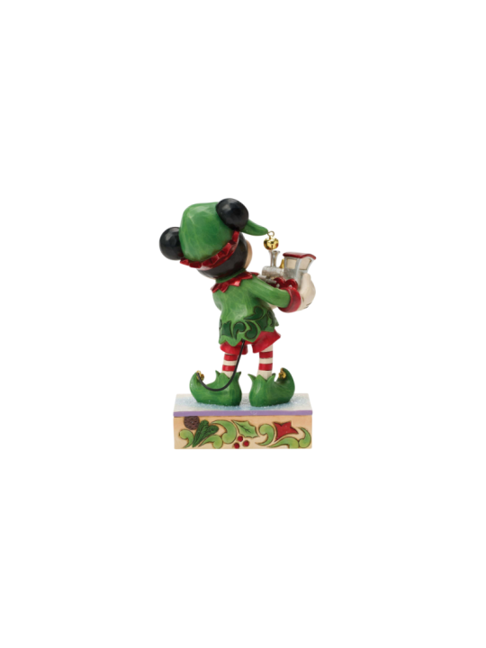 Figurine Mickey l'elfe avec le train édition spéciale Disney Traditions 6018712
