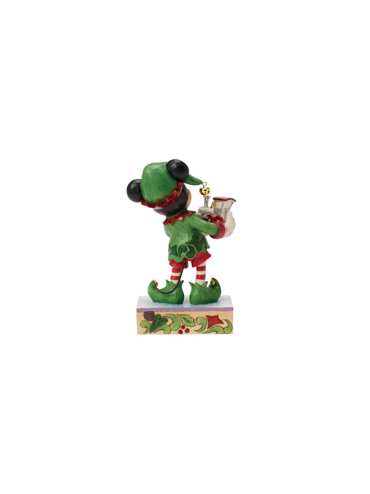 Figurine Mickey l'elfe avec le train édition spéciale Disney Traditions 6018712