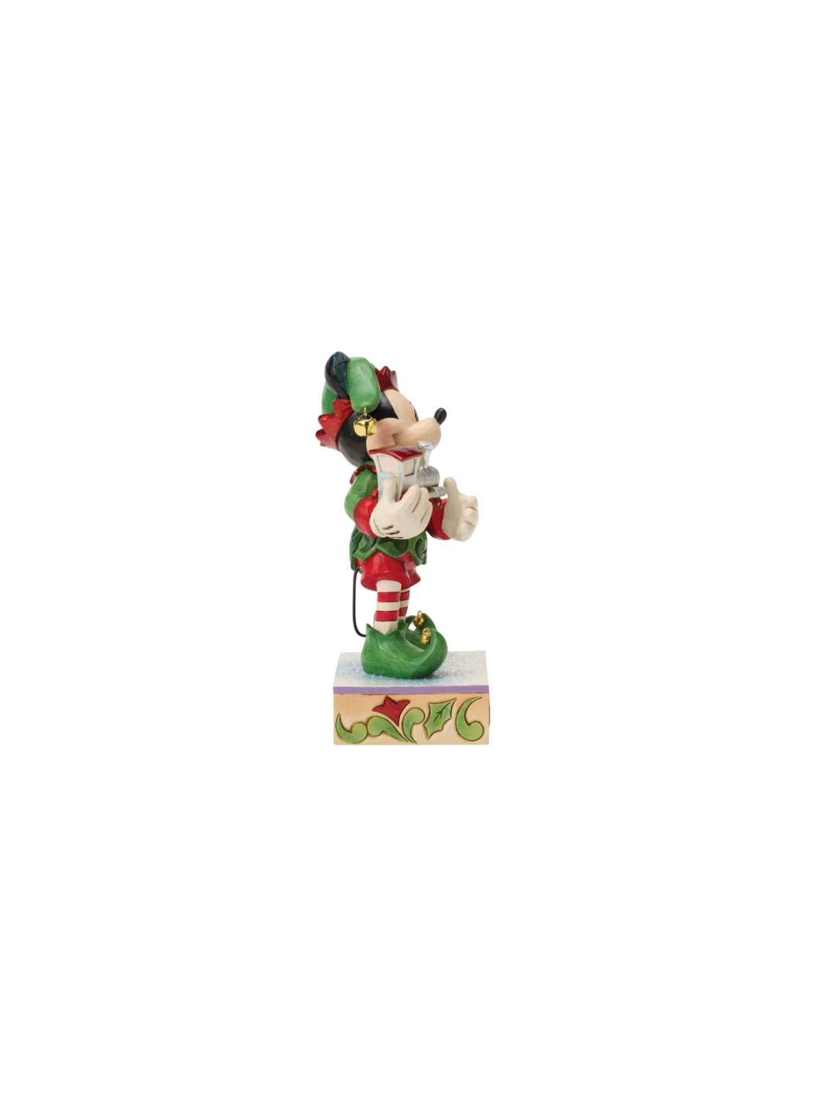 Figurine Mickey l'elfe avec le train édition spéciale Disney Traditions 6018712