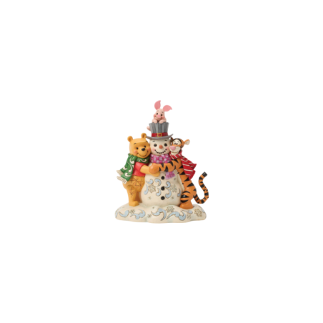 Figurine Winnie et ses amis le bonhomme de neige Disney Traditions 6018716