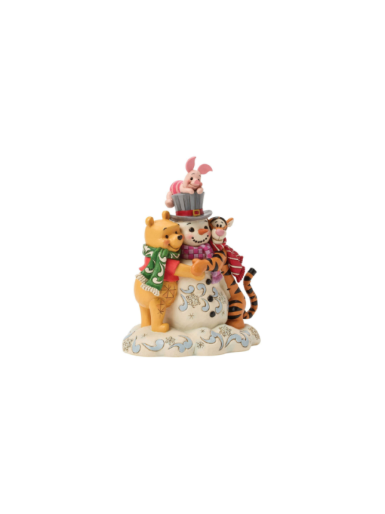 Figurine Winnie et ses amis le bonhomme de neige Disney Traditions 6018716