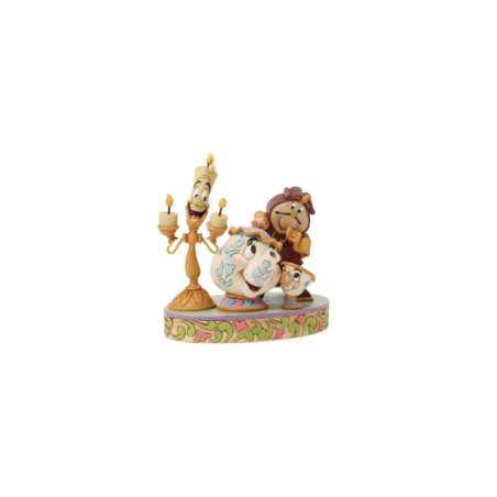 Figurine Lumière, Madame Samovar, Zip & Big Ben Disney Traditions 6018724