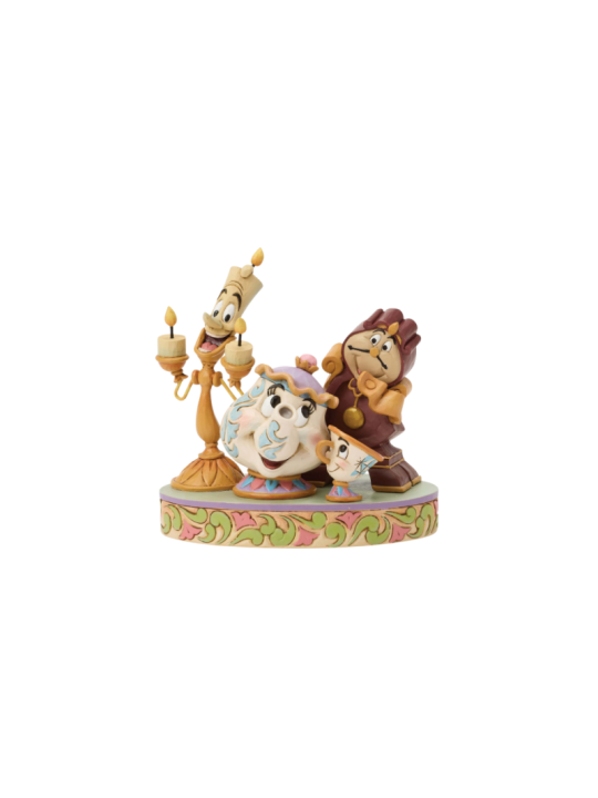 Figurine Lumière, Madame Samovar, Zip & Big Ben Disney Traditions 6018724