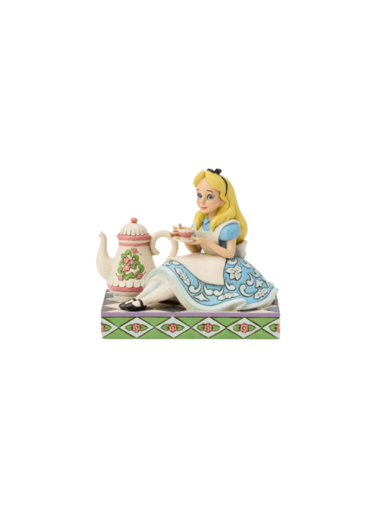 Figurine Alice avec la théière Disney Traditions 6018925