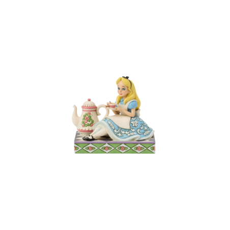 Figurine Alice avec la théière Disney Traditions 6018925