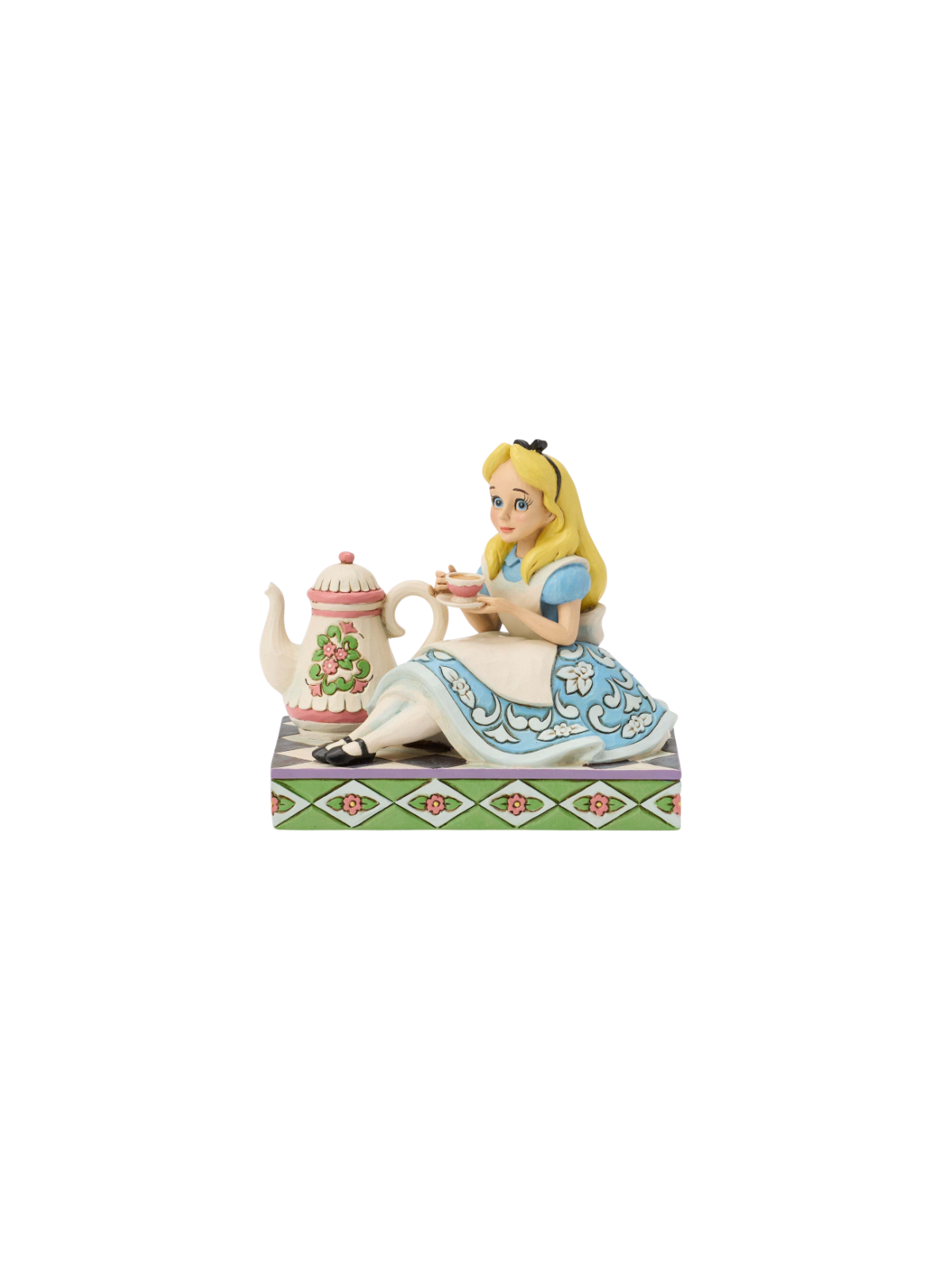 Figurine Alice avec la théière Disney Traditions 6018925