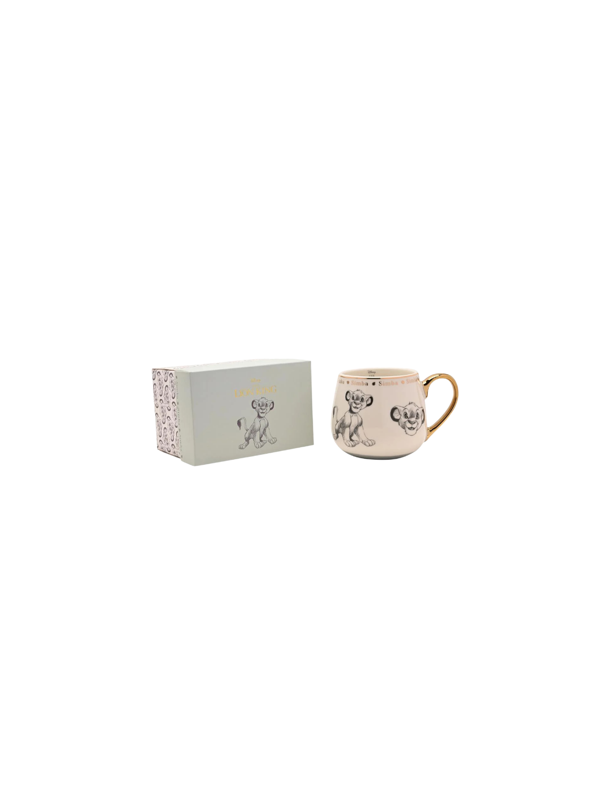 Mug collectable premium Simba Le roi lion Disney