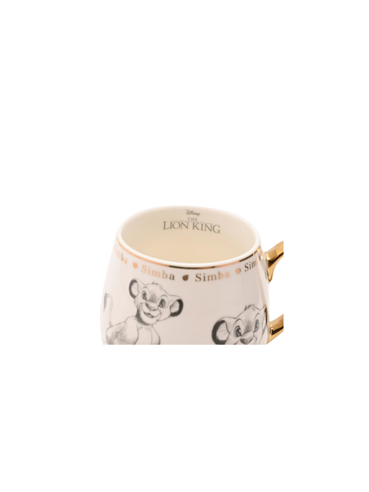 Mug collectable premium Simba Le roi lion Disney